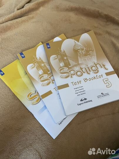 Spotlight 5 класс test booklet + workbook