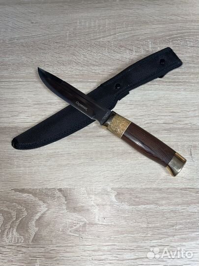 Нож охотник сталь 65х13
