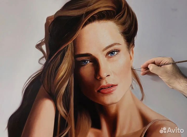 Портреты по фото маслом на холсте ручная работа