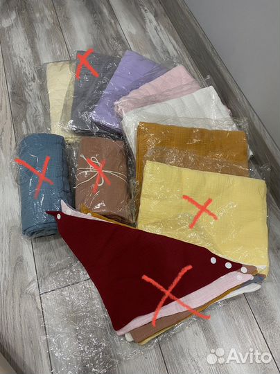 Пеленки из жатого муслина