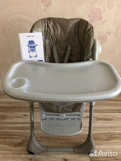 Стульчик для кормления Chicco polly 2в1
