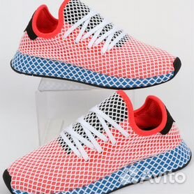 Adidas red deerupt runner hot sale trainers