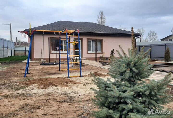 Спорткомплекс уличный с качелями гнездо и кольцом