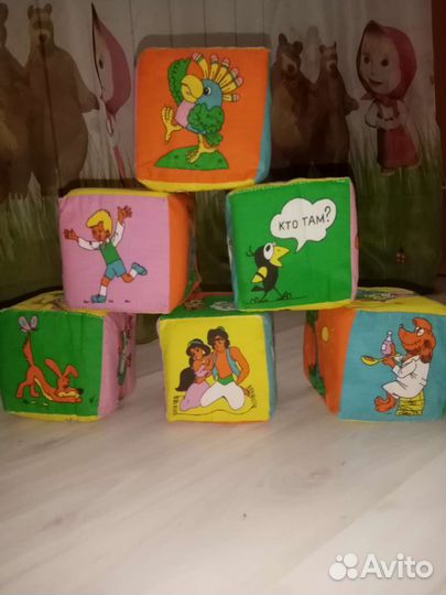 Мягкие кубики