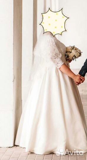 Свадебное платье (54-62размер)
