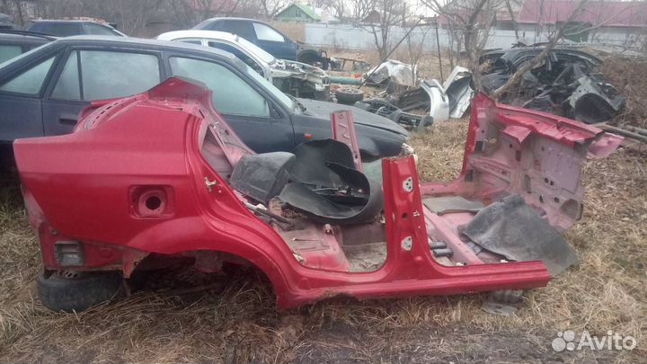 Крыло, четверть задняя правая шевроле авео Т250