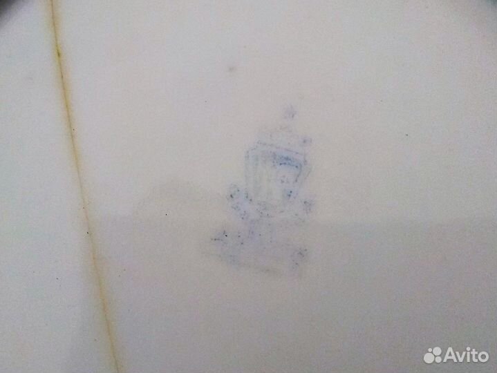 Агитфарфор тарелка Челюскинцы Челюскин Дулево