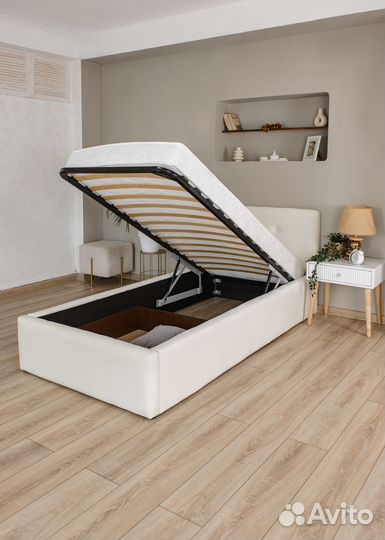 Кровать 80х200 с матрасом + подъемный механизм