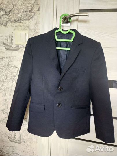 Школьный костюм для мальчика 134 синий