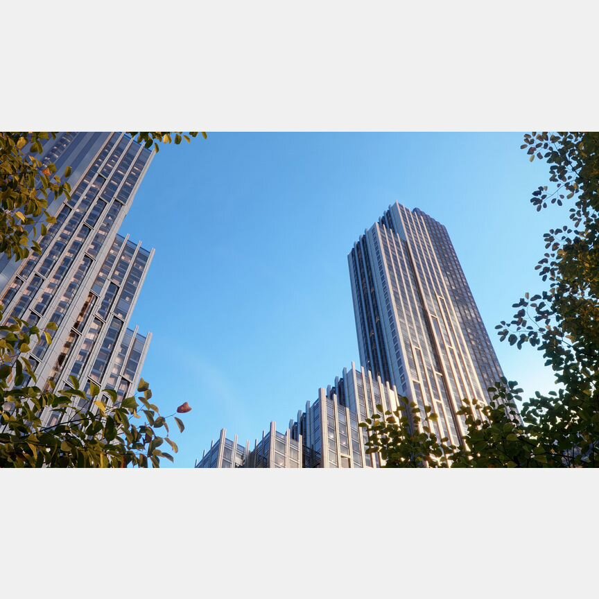 2-к. квартира, 55,9 м², 5/56 эт.