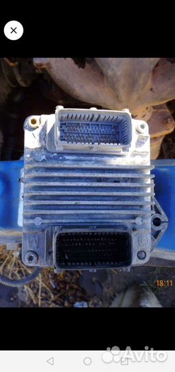 Блок управления двигателем Chevrolet Aveo T200