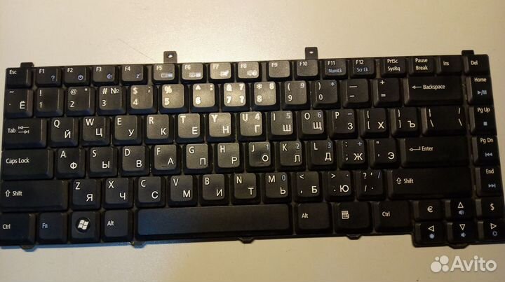 Клавиатура для ноутбука б.у в хорошем состоянии