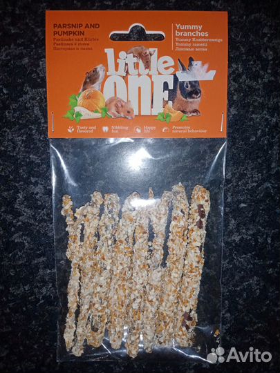 Little One лакомые ветви c пастернаком и тыквой