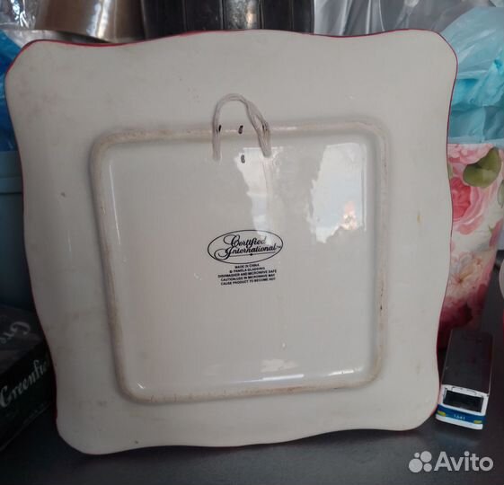 Тарелка декоративная интерьерная