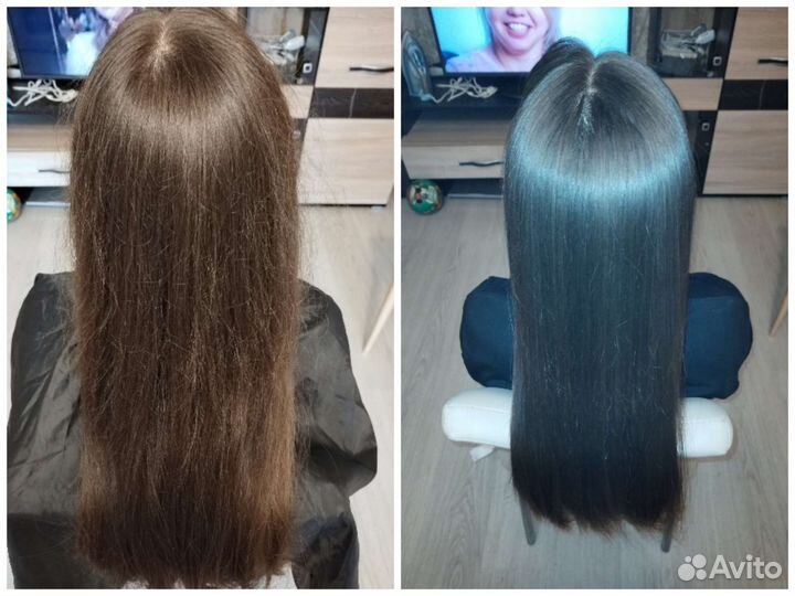 Кератиновое выпрямление волос, ботокс