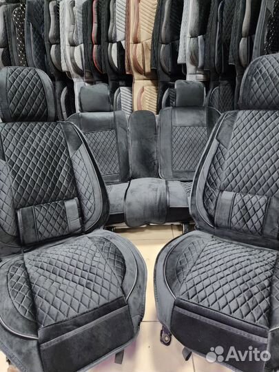 Чехлы на весь салон с ортопедической поддержкой