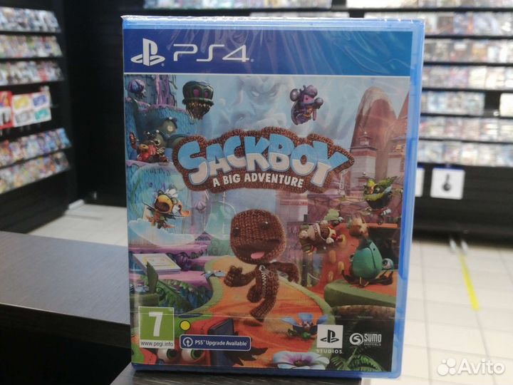 Сэкбой: Большое приключение PS4, русская версия