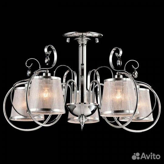 Люстра на штанге Freya Simone FR2020-CL-06-BG