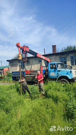 Услуги ям бура.Автовышки