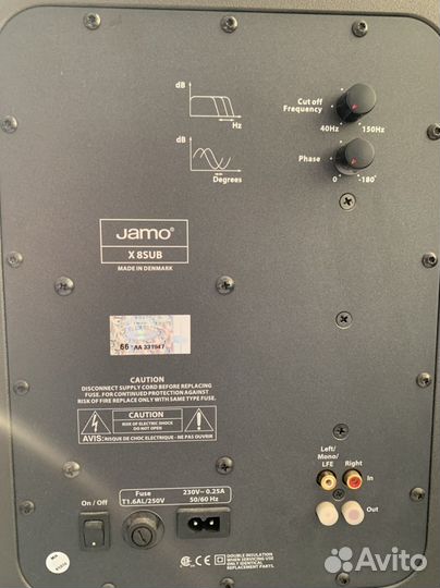Акустическая система Jamo x8 +Yamaha