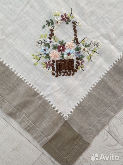 Скатерть льняная 125*165