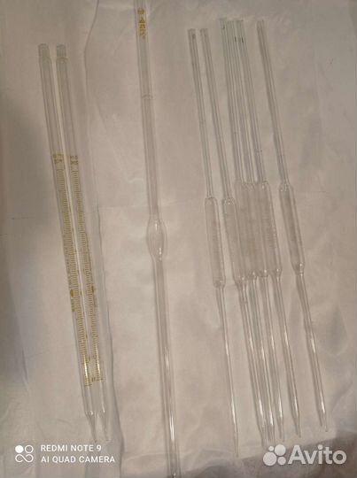 Пипетки стеклянные градуированные