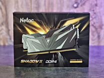 DDR4 32Gb Netac Shadow ll kit(16Gbx2) 3200мгц dimm