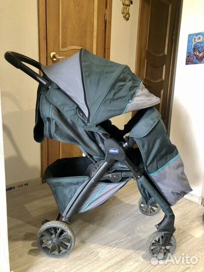 Коляпрогулочная коляска Chicco Kwik.One, blueprint