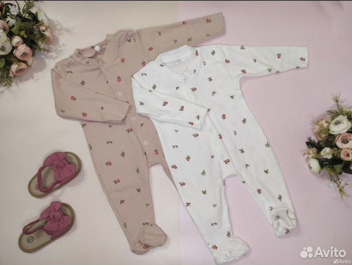 Новая одежда для новорожденных 56 р