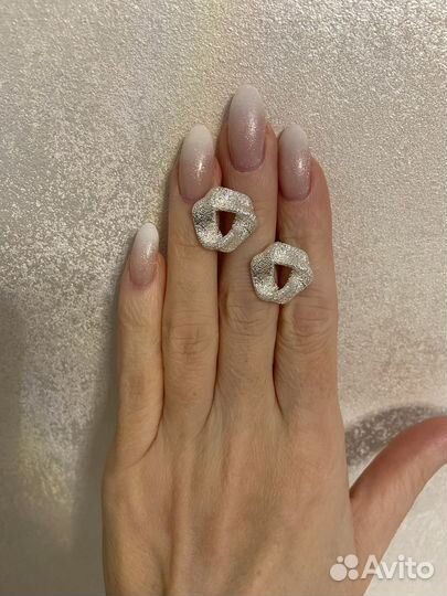 Сет серебристое мерцание Bottega Veneta