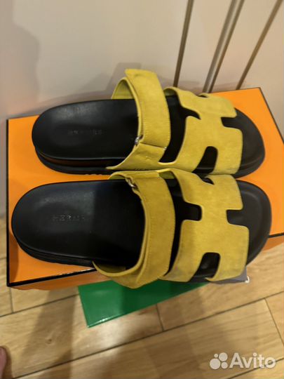Шлепки hermes 39