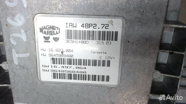 Блок управления двигателем Citroen C3, 2004