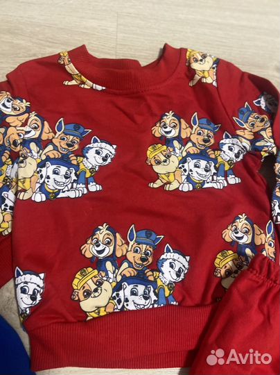 Костюм новый 74-80 щенячий патруль