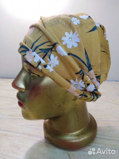 Косынка на резинке женская