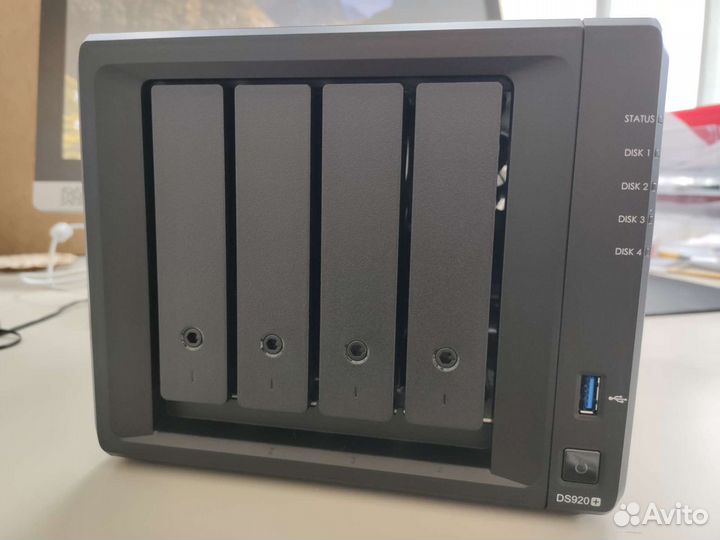Сетевое хранилище synology ds920+ (plus) 20gb ram