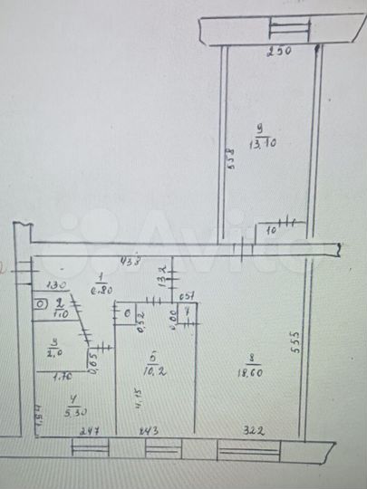 Офис, 59 м²