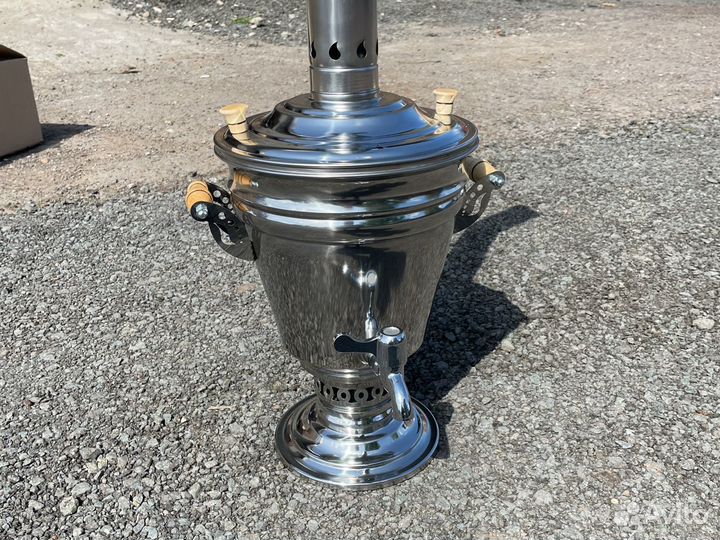 Самовар угольный новый 5л