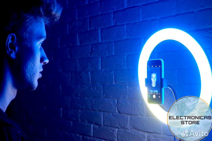 Светодиодная Лампа 26 см со Стойкой Снежно-Белёс