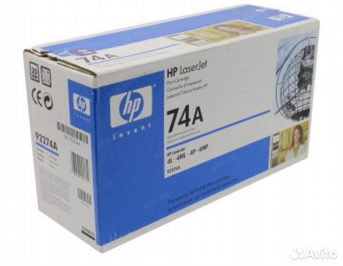 Картридж HP 74A 92274A