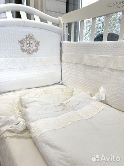 Бампер бортики в детскую кровать choupette lapetti