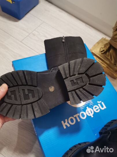 Сапоги зимние для девочки 34 котофей