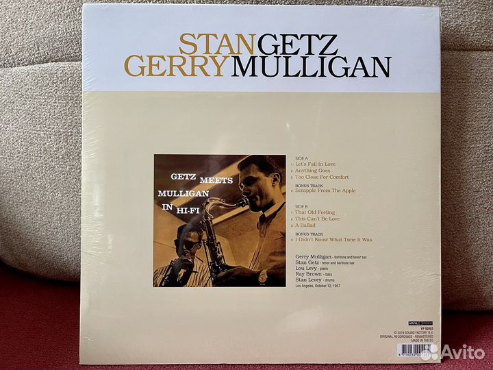 Getz Meets Mulligan In HI-FI