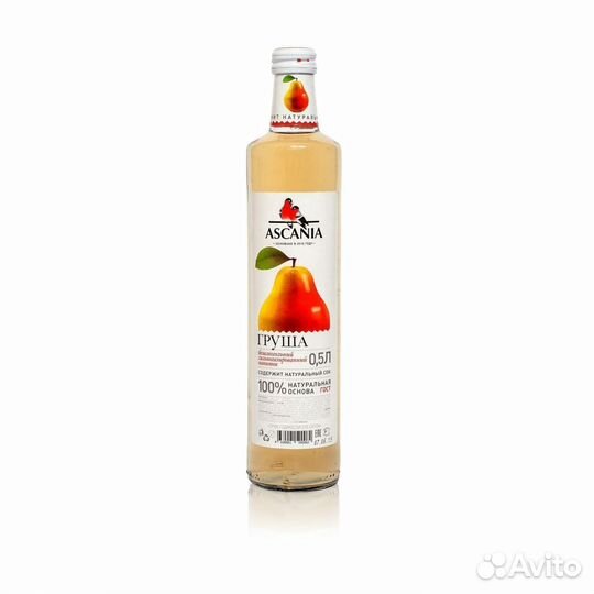 Опт - Лимонад Ascania Груша 0,5л