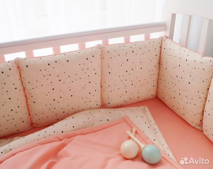 Детское постельное белье бортики пошив на заказ