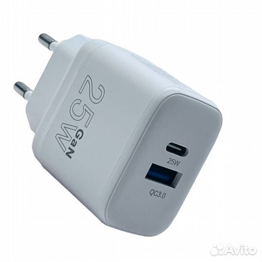 Сзу WUW T61 1A1C PD type-C 25W GaN White