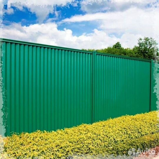 Забор из профлиста