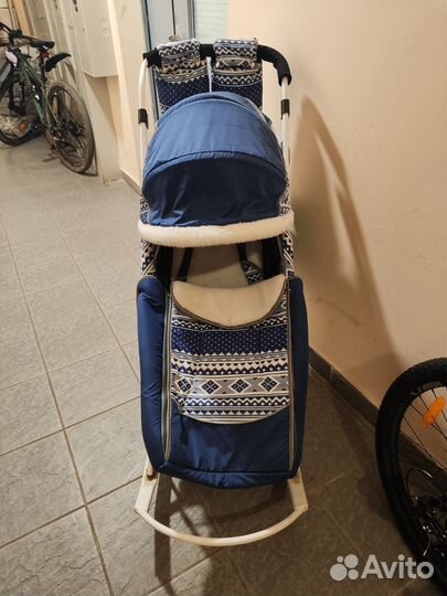 Детские санки коляска