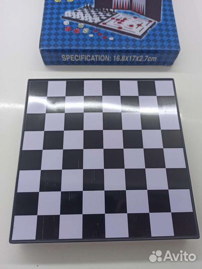 Шахматы нарды шашки 3 в 1