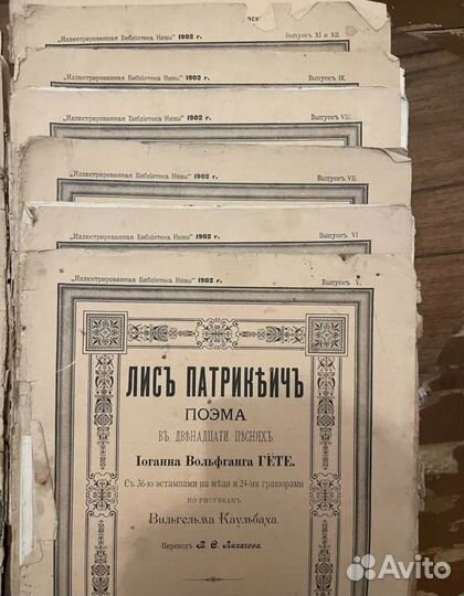 Лис Патрикеич. 1902г. Поэма в 12 песнях (11 из 12)