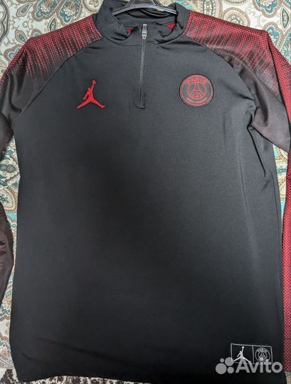 Футбольный лонгслив псж